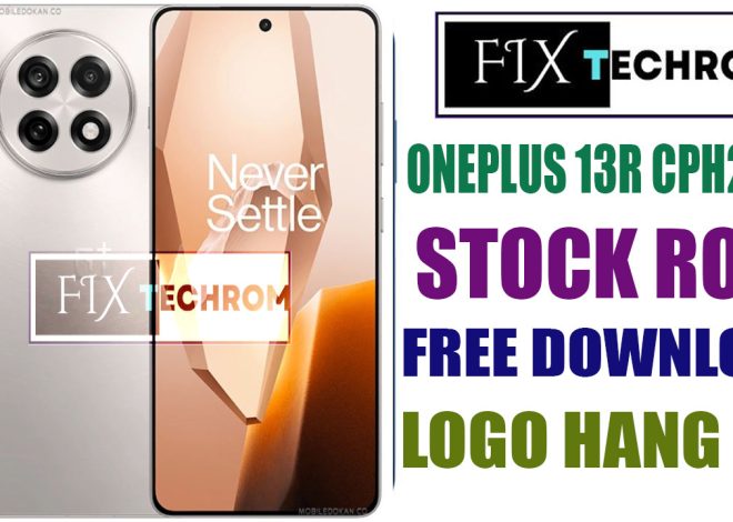OnePlus 13R CPH2647 Official Firmware Flash File Free Download