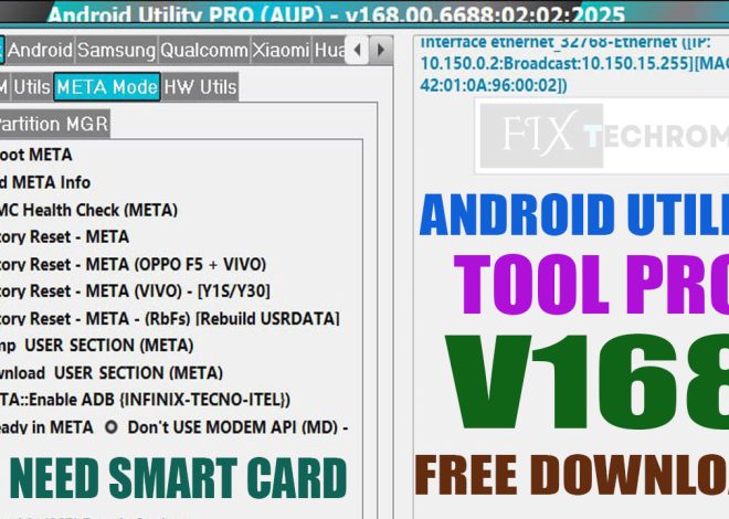 Android Utility Tool Pro V168 New Update Removed FRP Lock