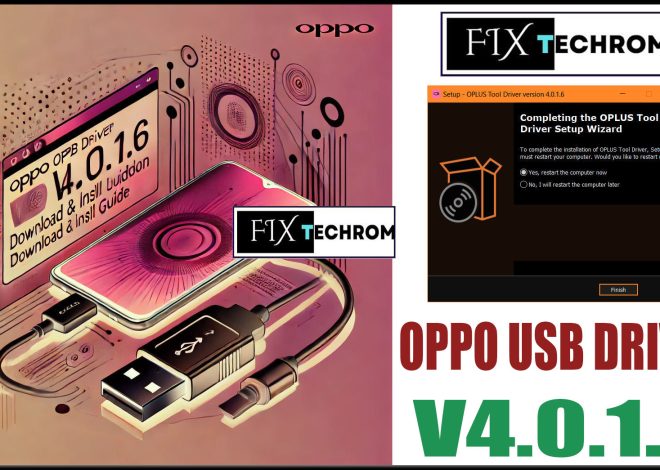 Oppo USB Driver V4.0.1.6 Latest Update Version 2025