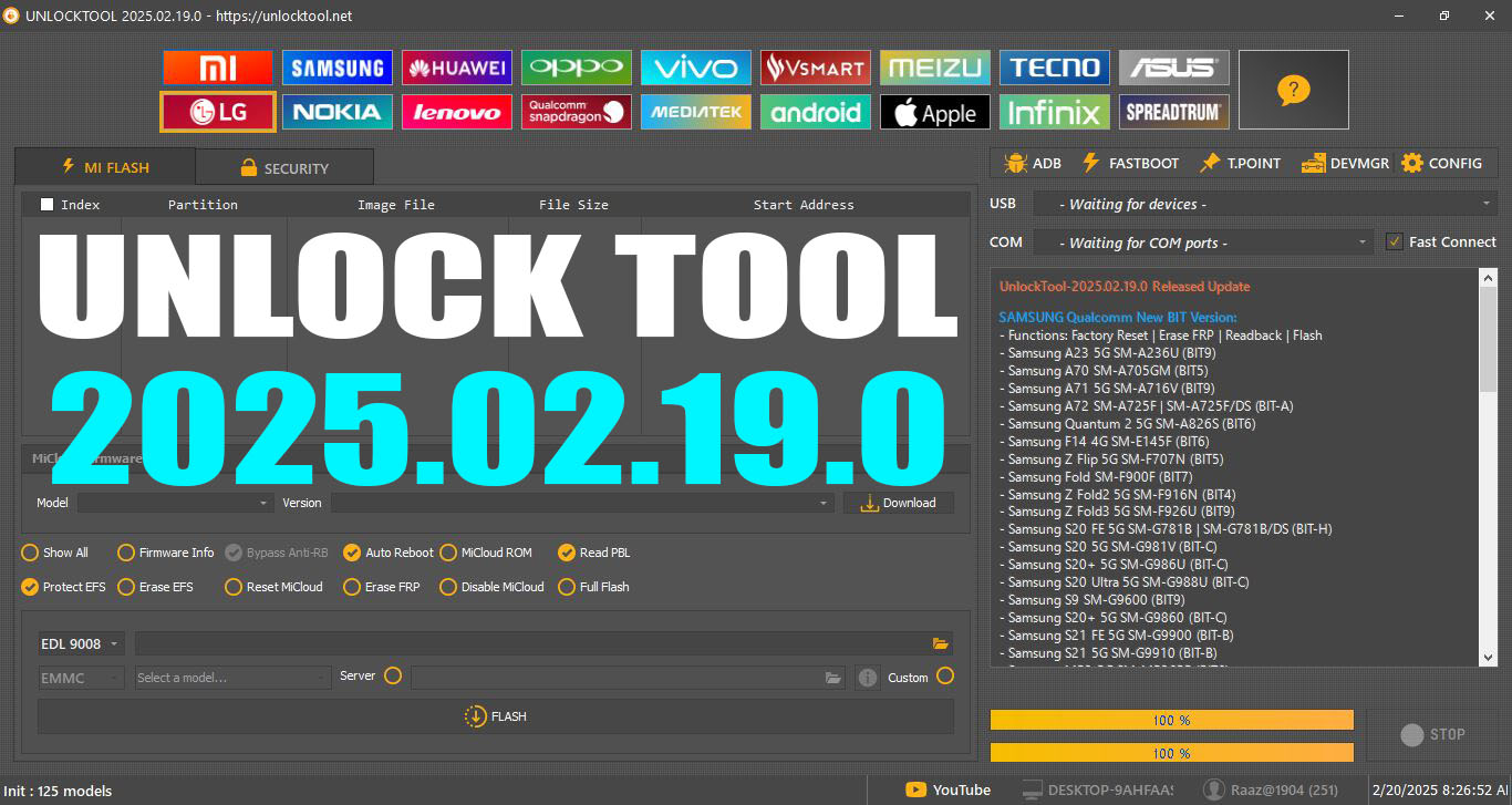 Unlock Tool 2025.02.19.0 Regional Lock Latest Security Patch Direct Unlock