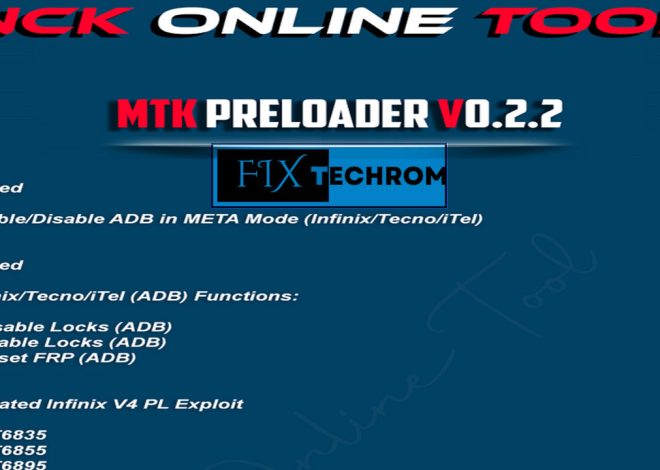 NCK Online Tool MTK Preloader Tool V0.2.2 Free Download