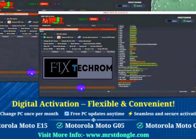 MRST Dongle V6 V1.1 Supports Motorola Helio G81 Extreme Chipset