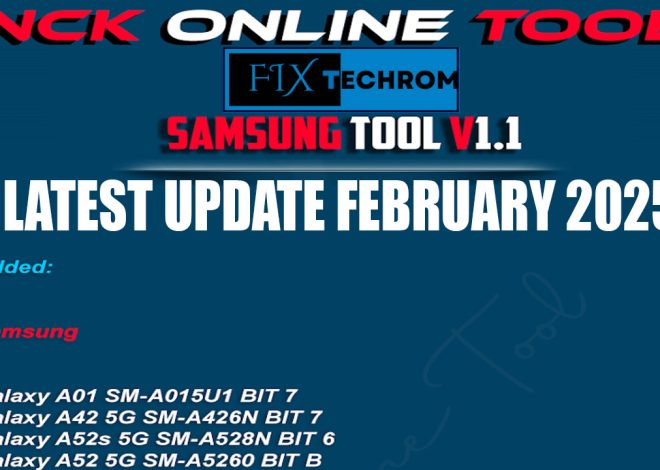 NCK Online Tool Samsung Module v1.1 Latest Update 2025