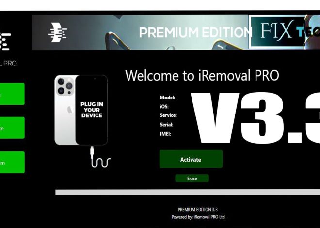 iRemoval Pro Premium Edition V3.3 One Click Apple ID Bypass
