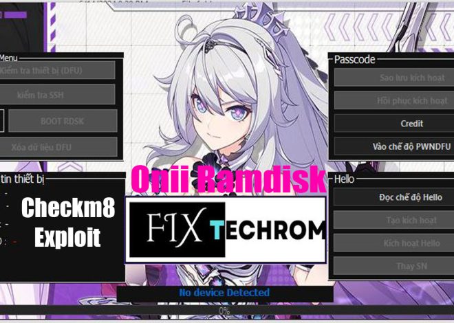 Onii Ramdisk iCloud Bypass Tool 2025 Checkm8 Exploit