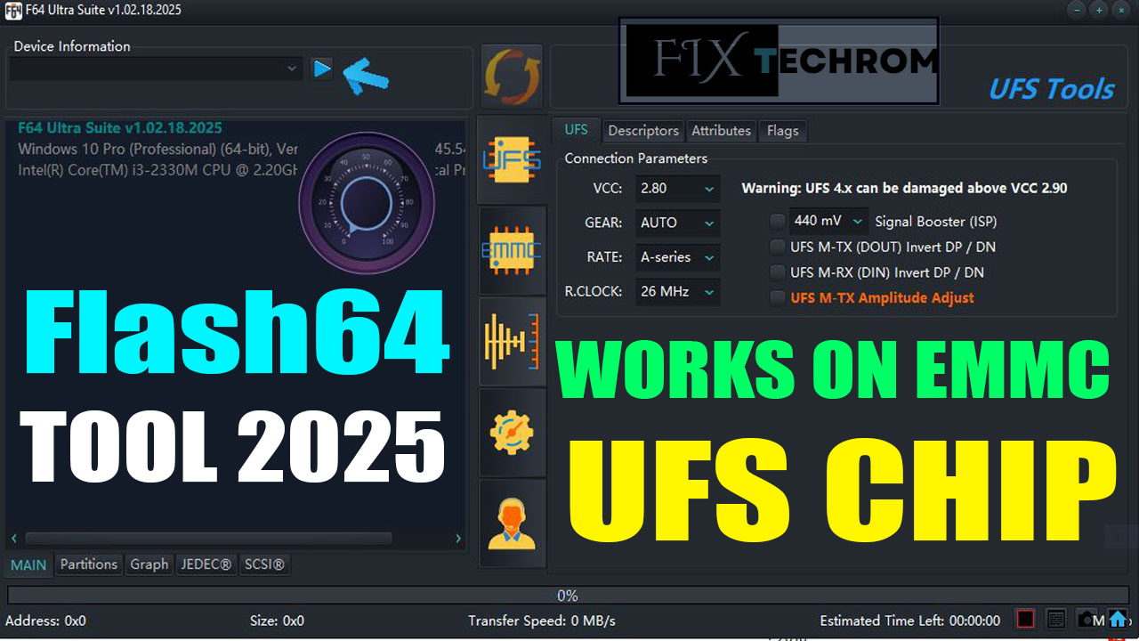 Flash64 New Tool 2025 Latest MTK Scatter File Support