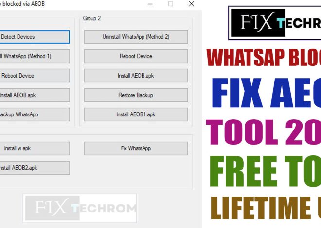 WhatsApp Blocked Fix AEOB Tool 2025 Free Download