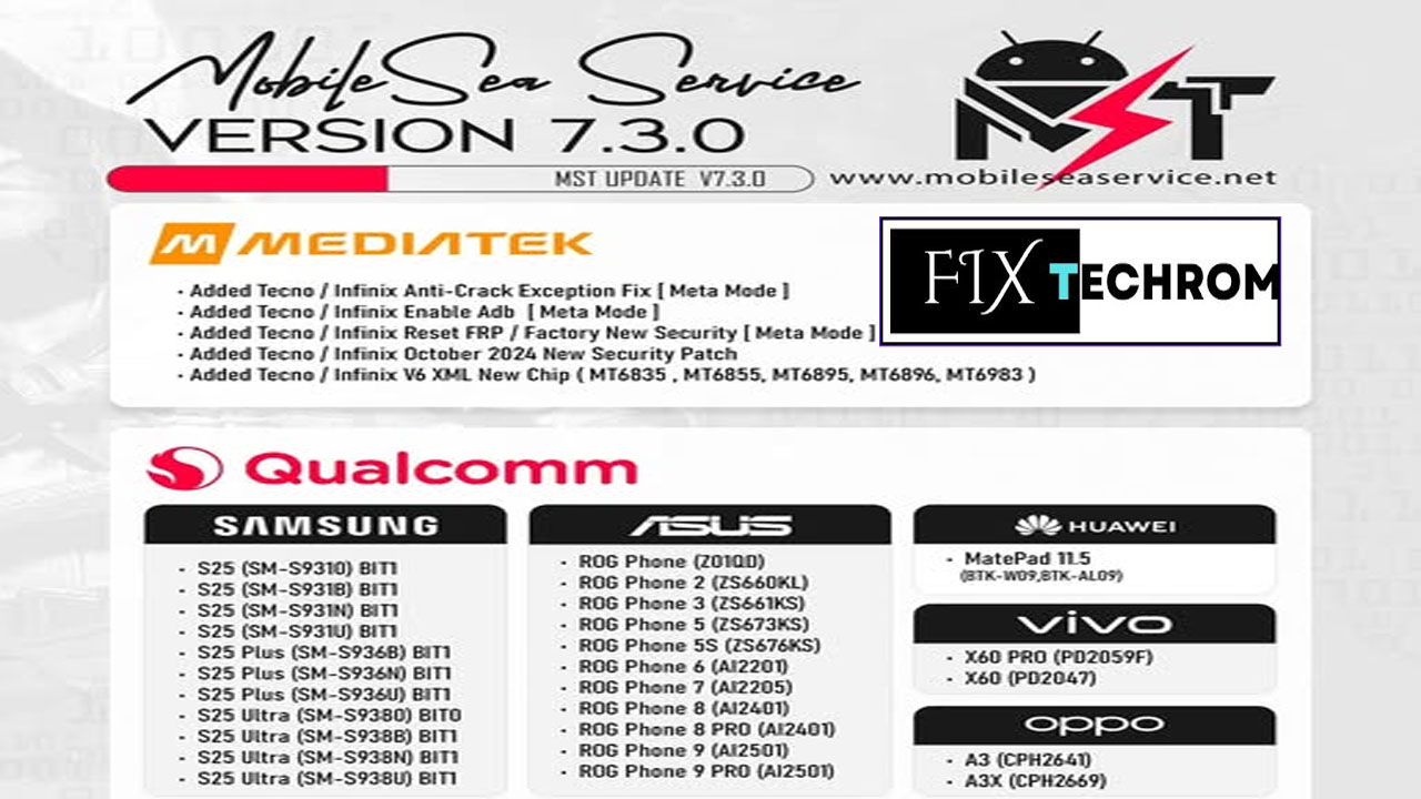 Download Mobile Sea Service Tool V7.3.1 Boot RAMDisk Error FIX