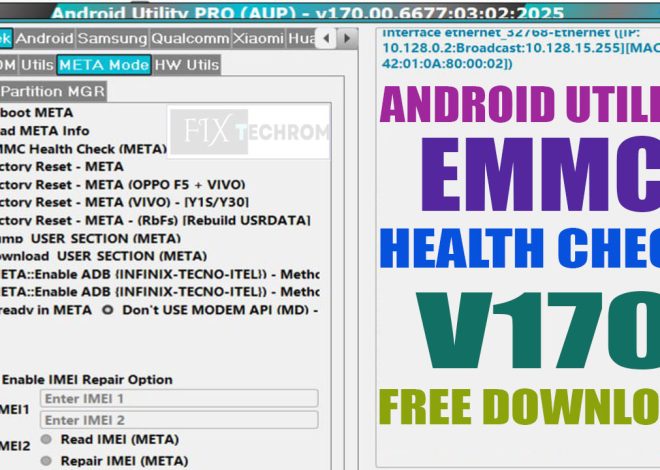 Download Android Utility Tool V170 EMMC Health Check 2025