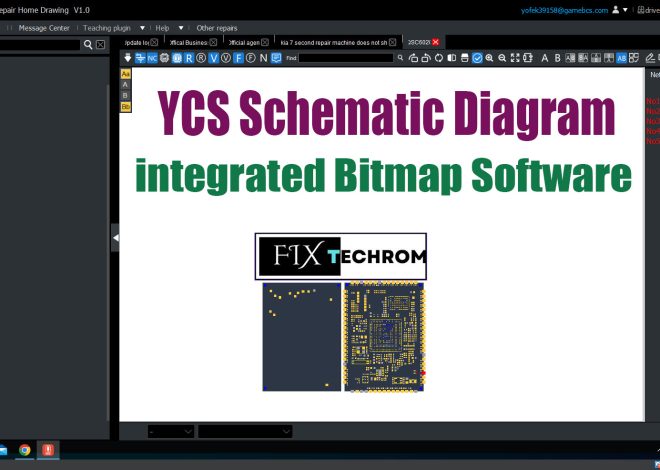 YCS Schematic Diagram Tool 2025 integrated Bitmap Software