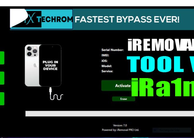 iRemoval PRO Tool v7.0 iRa1n V4 Latest Free Download