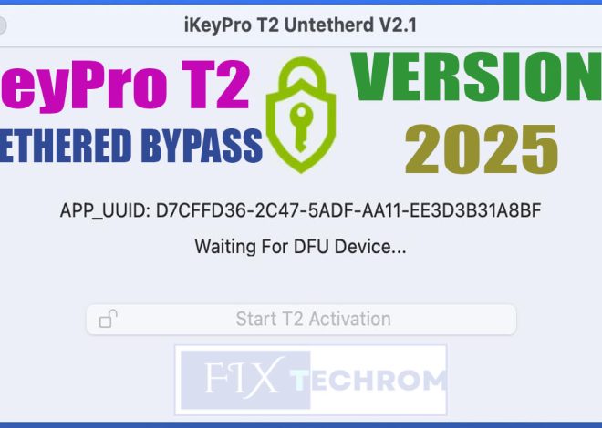 iKeyPro T2 Untethered Bypass Tool 2025