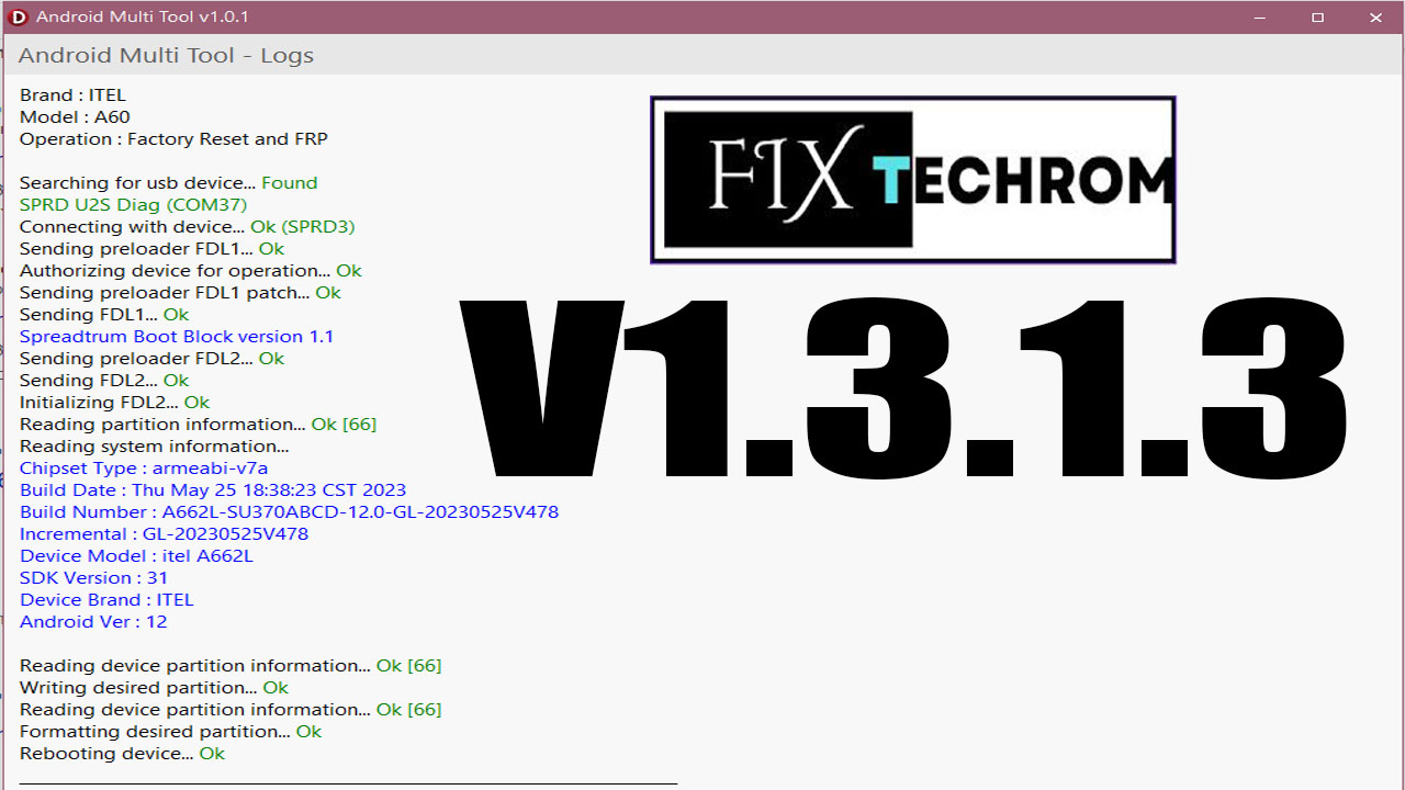 Android Multi Tool v1.3.1.3 MTK Preloader Mode Support