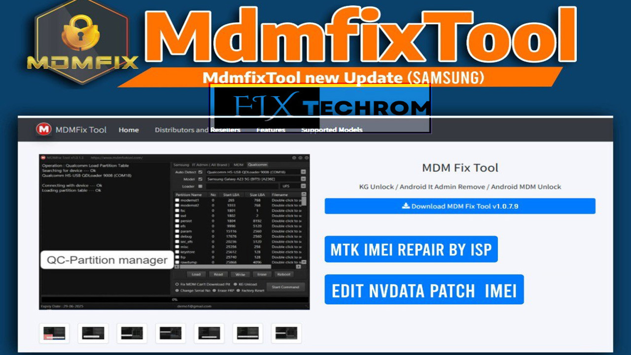 MDM Fix Tool V1.0.7.9 Free Xiaomi Auth Reset IT Admin