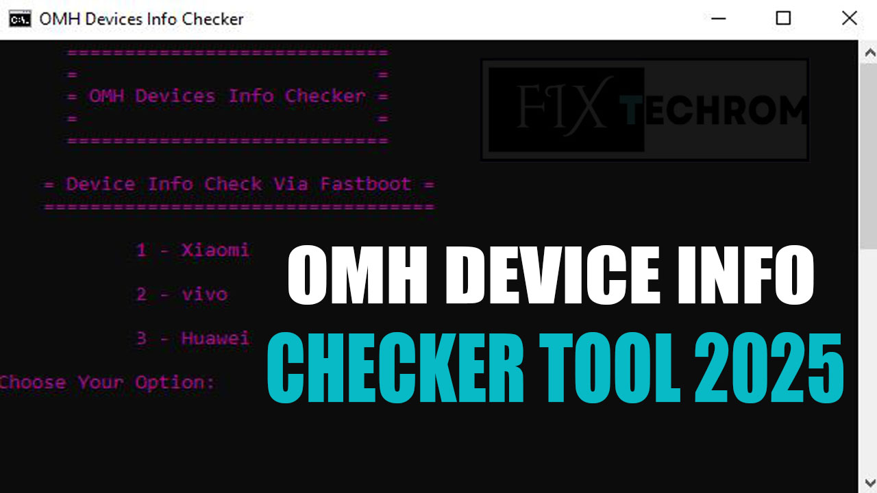 OMH Device Info Checker Tool 2025