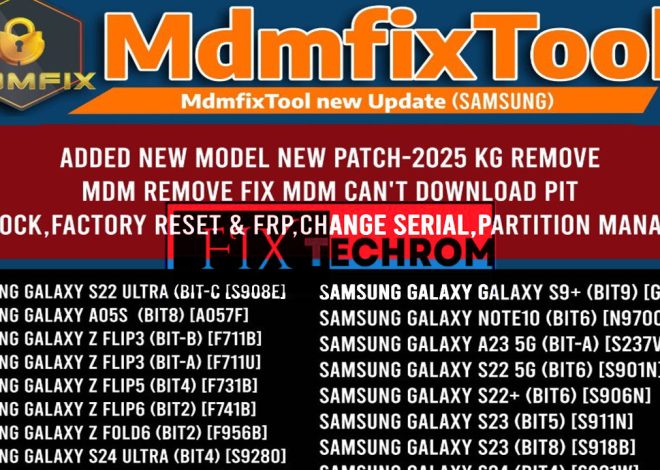 Download MDM Fix Tool V1.0.7.7 KG Remove 2025