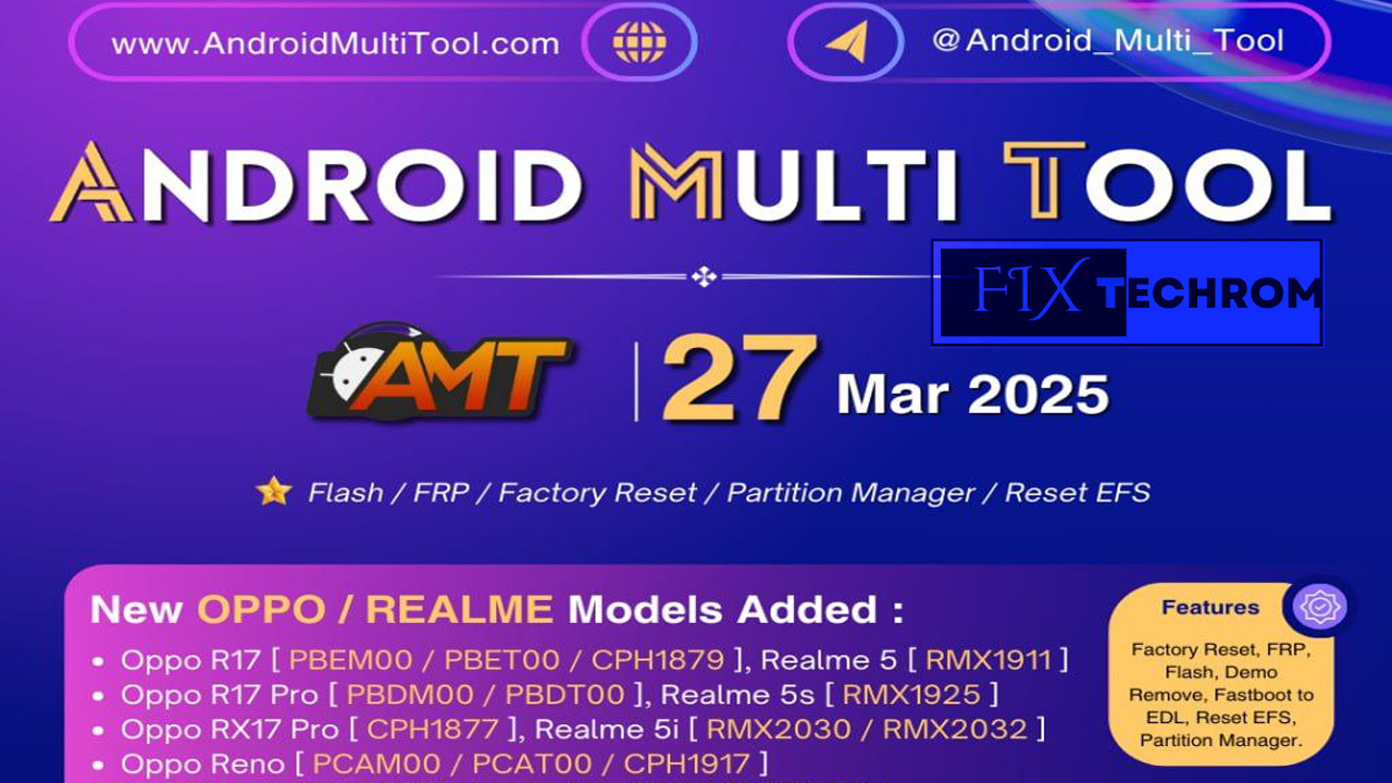 Android Multi Tool v1.3.1.7 Reset TECNO ID Lock