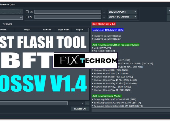 Best Flash Tool [BFT] BossV V1.4 IMEI Restoration 2025