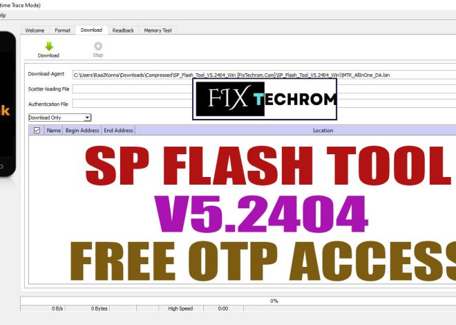 SP Flash Tool V5.2404 Free OTP Access