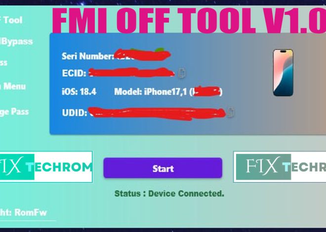 FMI OFF TOOL V1.0 MDM Jailbreak Bypass Hello
