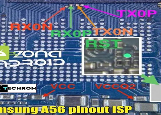 Samsung Galaxy A56 SM-A566B/E UFS ISP Pinout Way