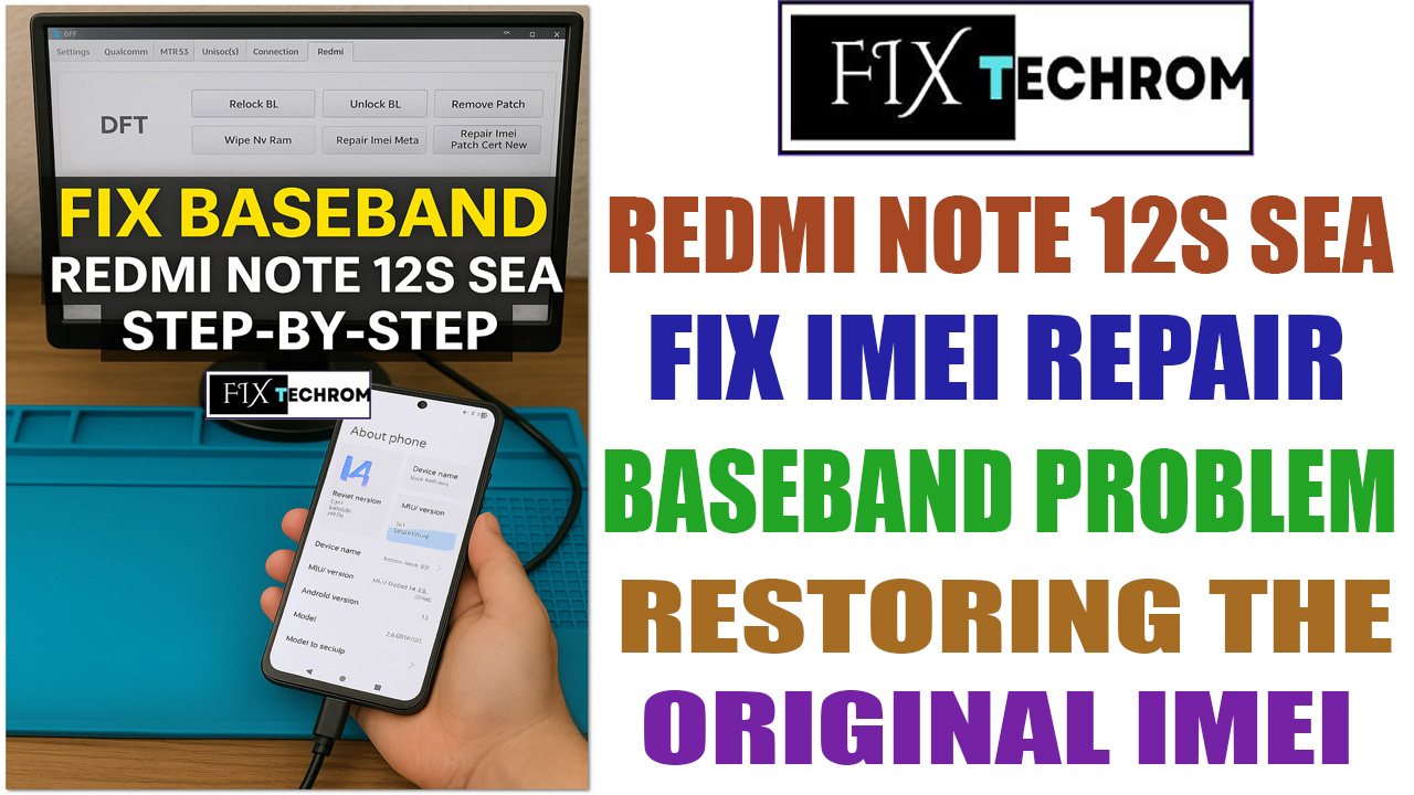 Redmi Note 12s SEA Fix IMEI Repair Baseband Problem
