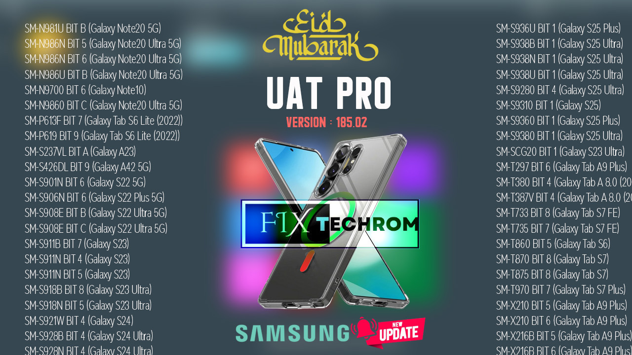 UAT PRO V185.02 Galaxy Note Series FRP Reset Tool