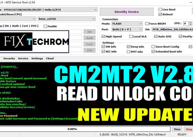Infinity CM2MT2 v2.82 Fix IMEI Remove FRP