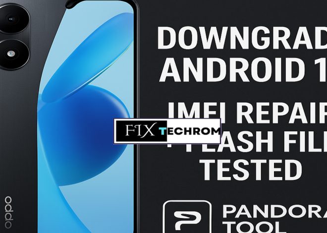 Oppo A18 Downgrade Firmware IMEI Repair Flash File