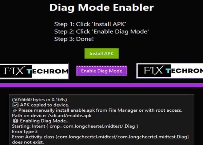 Diag Mode Enabler Tool 2025 Free Download