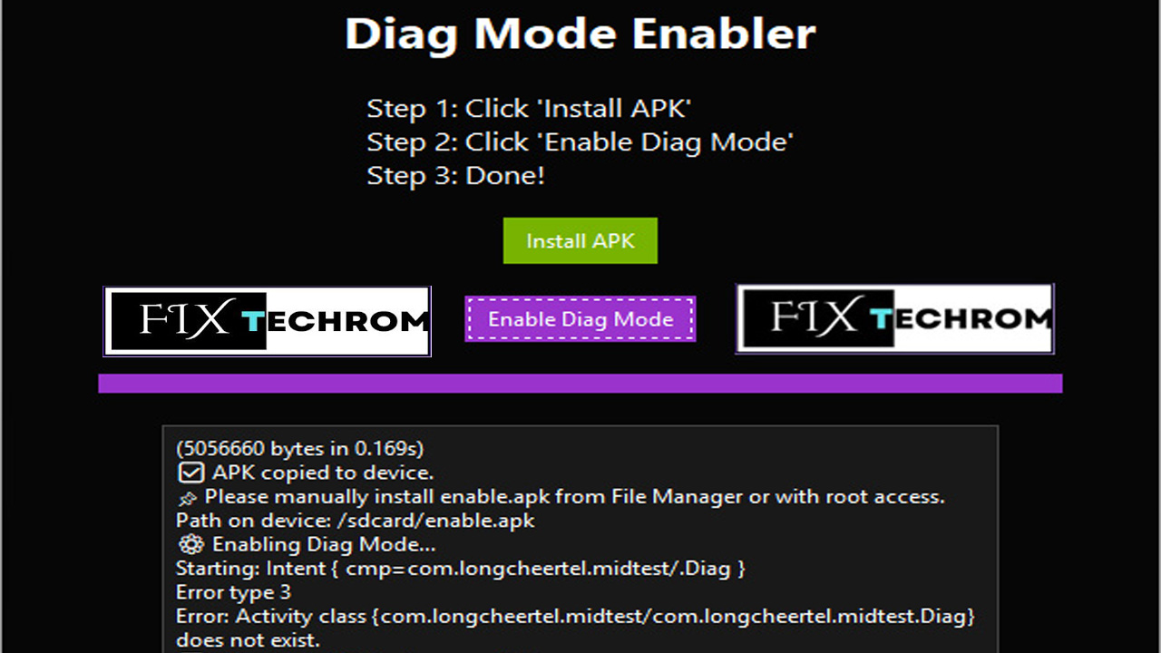 Diag Mode Enabler Tool 2025 Free Download
