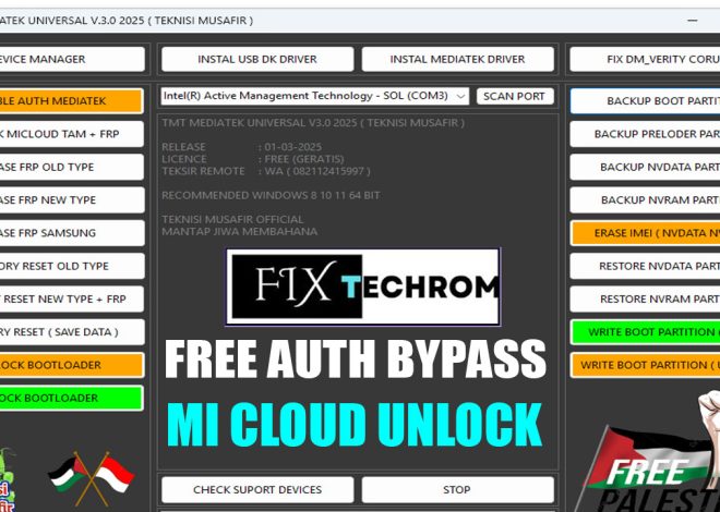 TMT MediaTek Universal Tool V3.0 Mi-Cloud Unlock With Auth Bypass