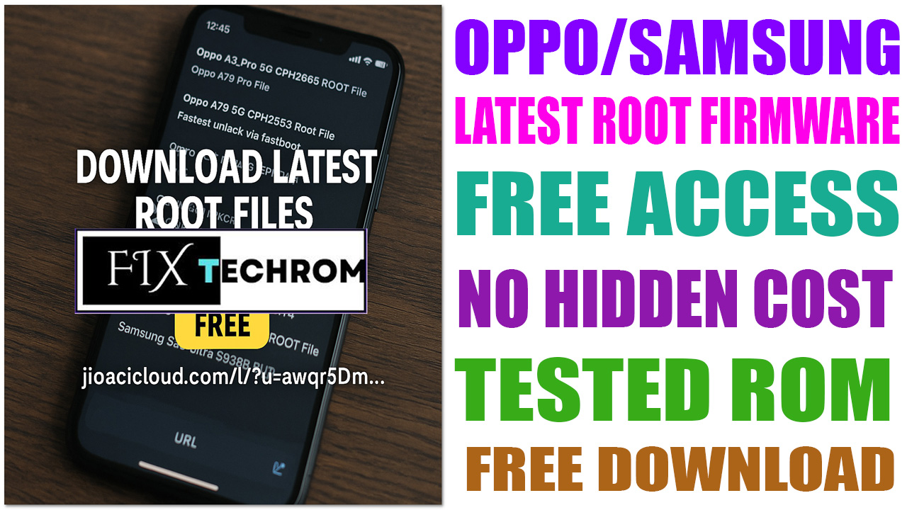 OPPO & Samsung Phone Latest Root Firmware Download