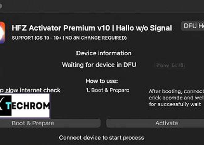 HFZ Activator Premium v10 WiFi Bypass For iPhones