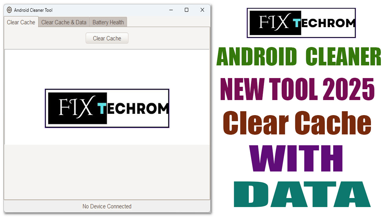 Android Cleaner New Tool 2025 Clear Cache & Data