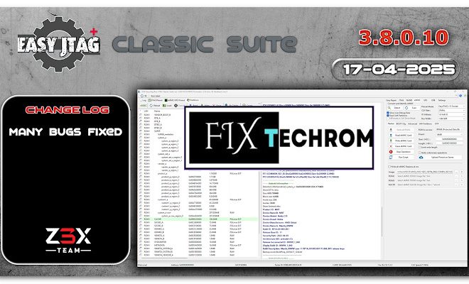 EasyJtag Classic v3.8.0.10 MTK Scatter Files Flashing