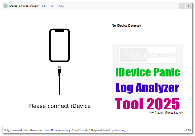 Download iDevice Panic Log Analyzer Tool 2025