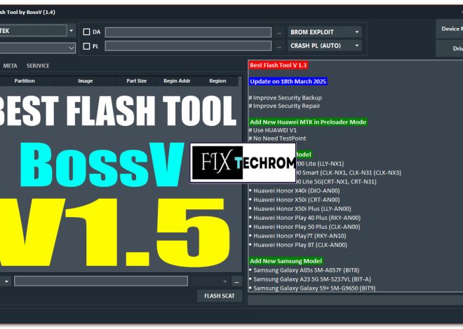 Best Flash Tool BossV V1.5 Latest Version Download