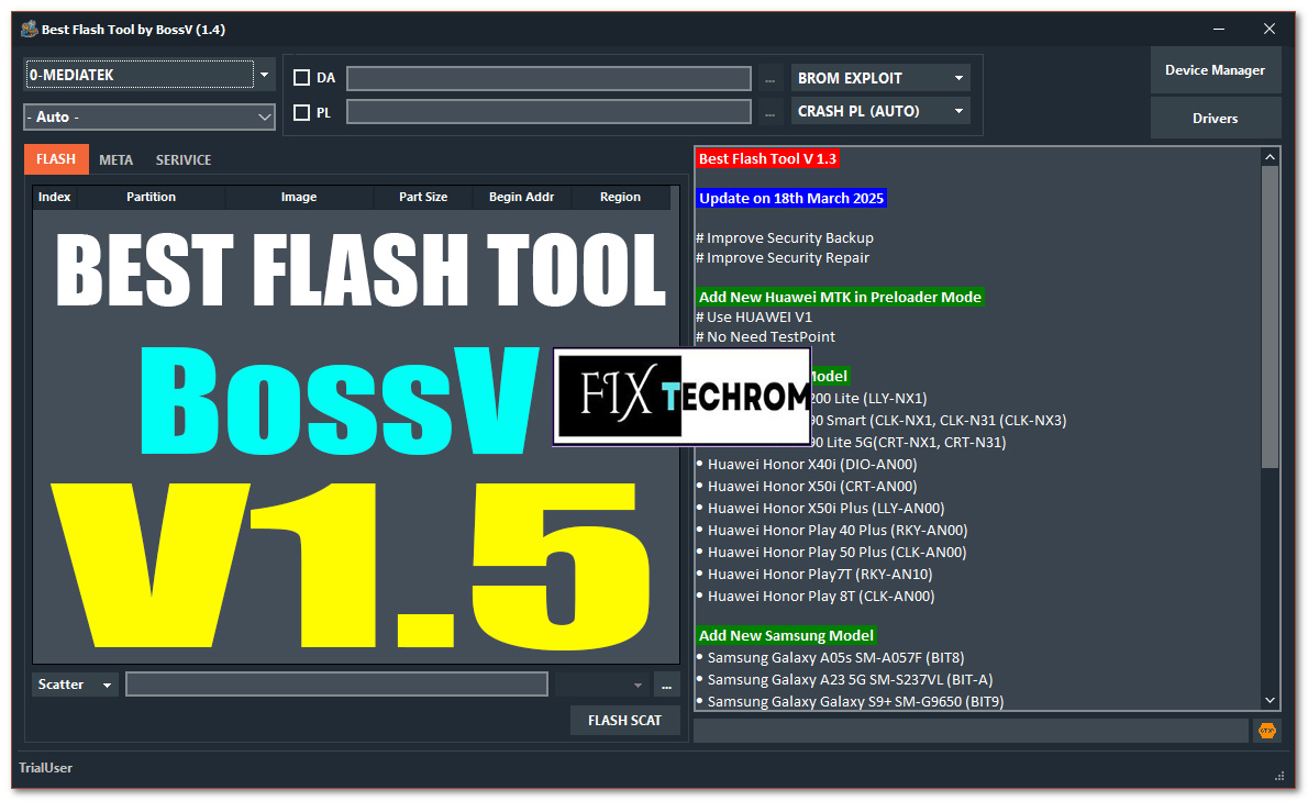 Best Flash Tool BossV V1.5 Latest Version Download