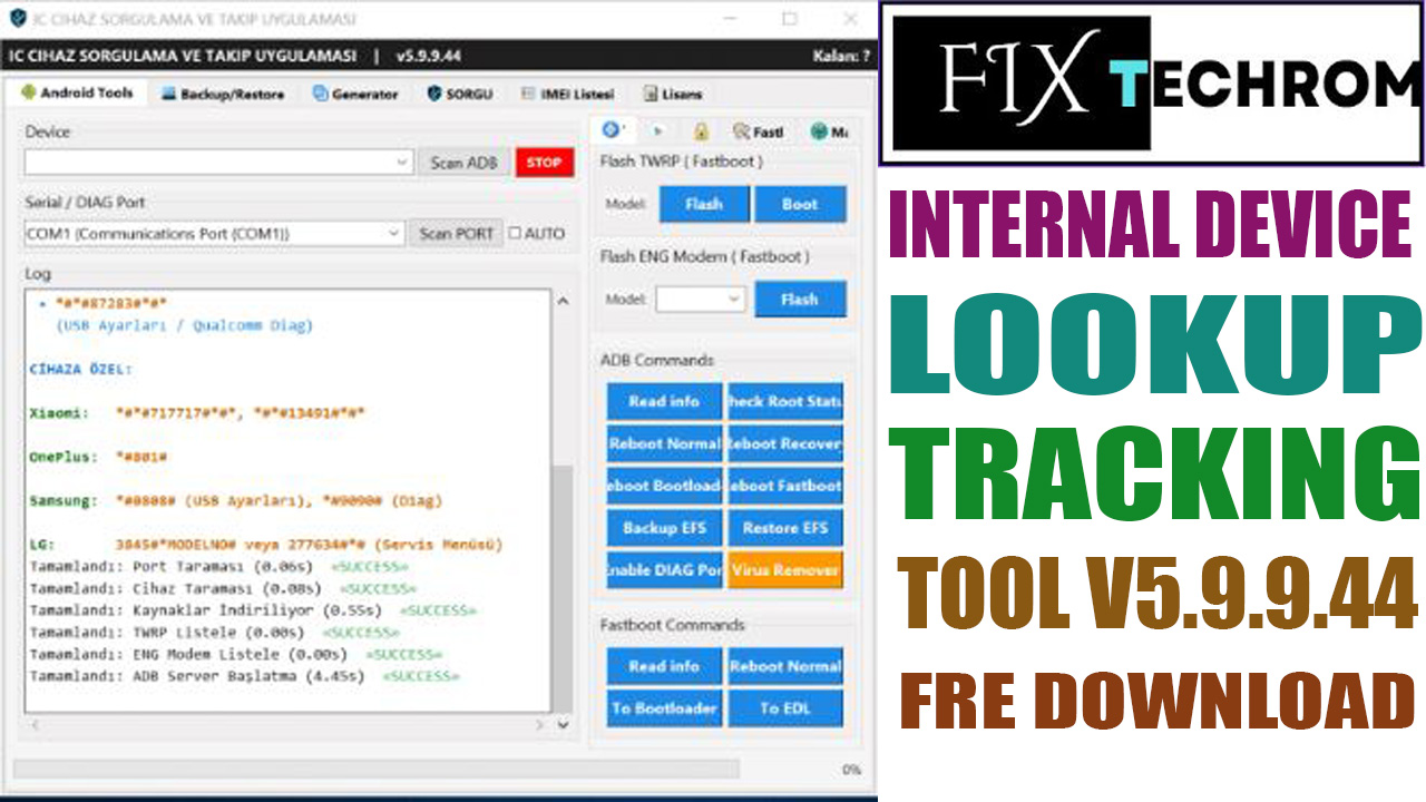 Internal Device Lookup & Tracking Tool v5.9.9.44