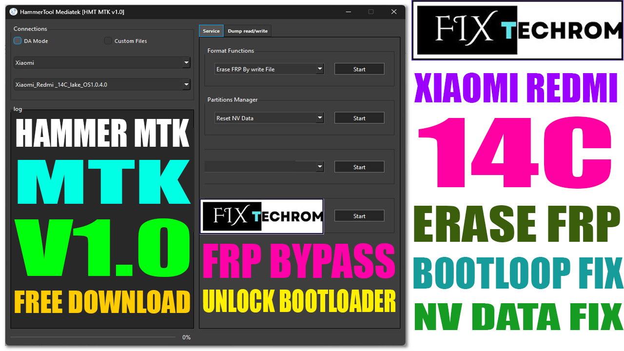 Hammer MTK Tool v1.0 Free Stuck on FRP Fix