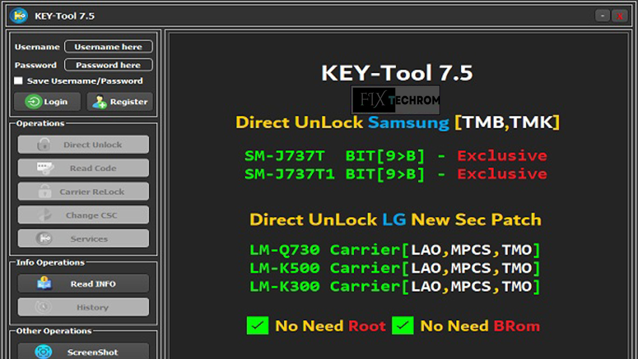 KEY Tool v7.5 Latest Version Direct Unlock Samsung Device
