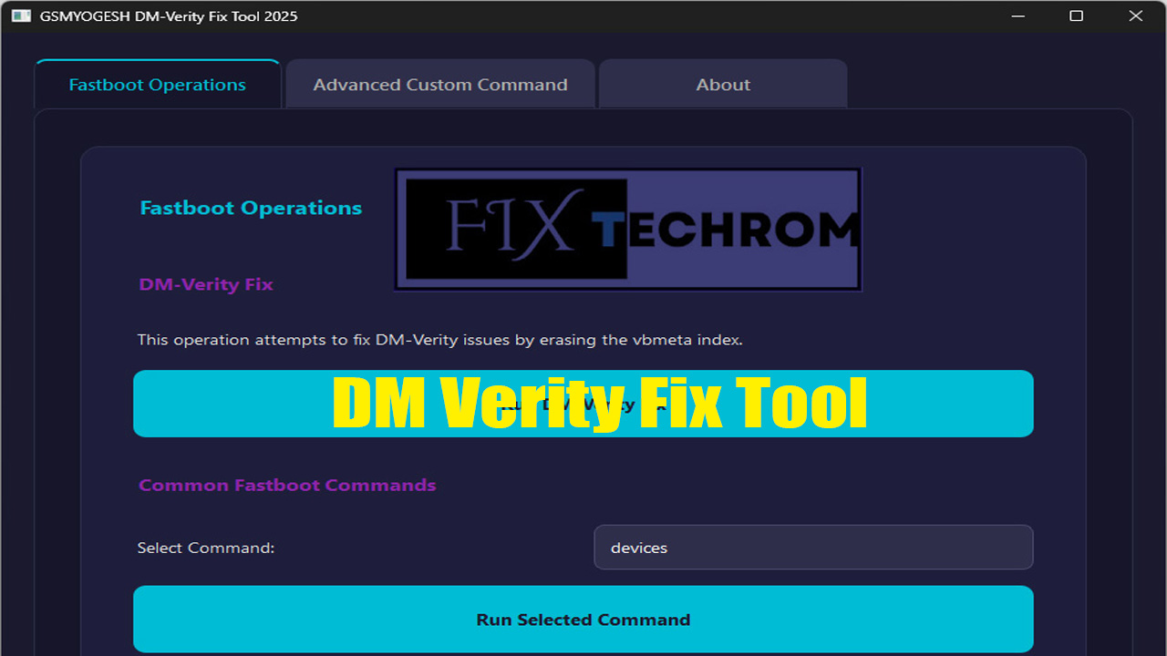DM Verity Fix Tool Latest Version 2025 Free