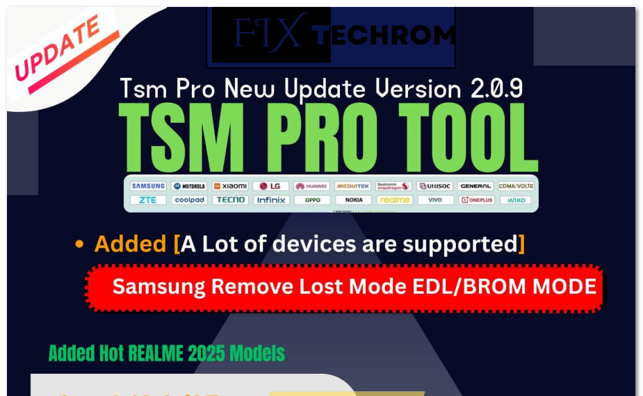 TSM Pro Tool Update V2.0.9 Remove FRP Lock 2025