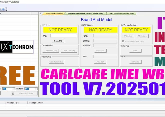Download Carlcare IMEI Write Tool v7.20250106