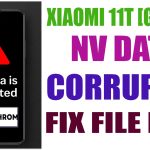 Xiaomi 11T [Global] NV Data Corrupted Fix File Free Download