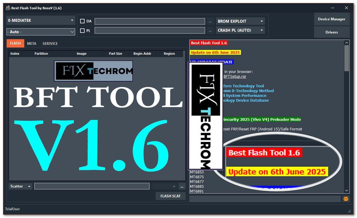 BFT Tool BY BossV V1.6 Miracle Team New Update Version